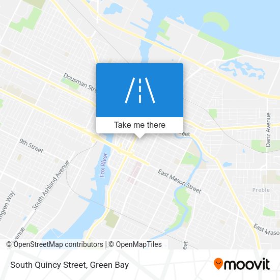 South Quincy Street map
