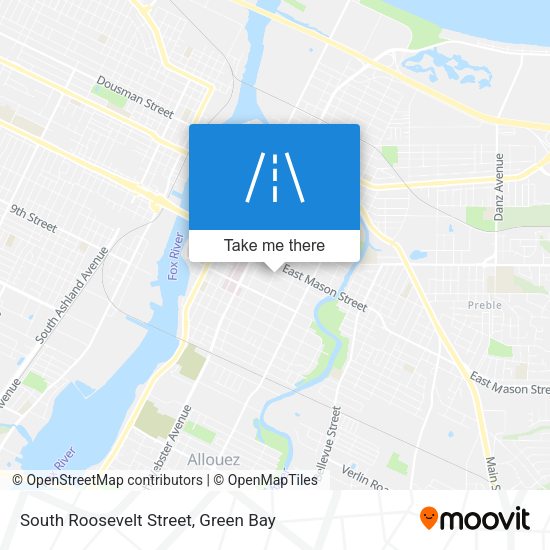 Mapa de South Roosevelt Street