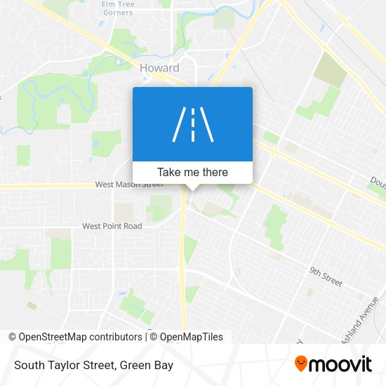 South Taylor Street map