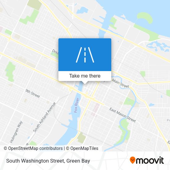 South Washington Street map