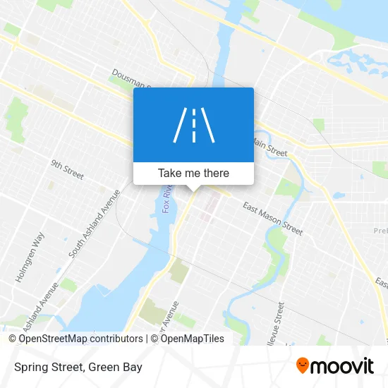 Spring Street map