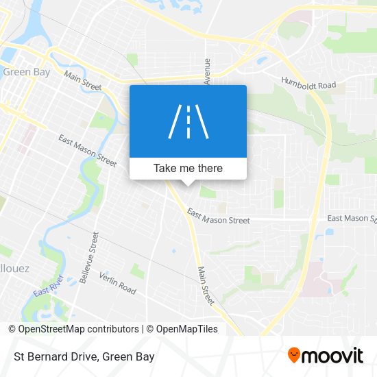 Mapa de St Bernard Drive
