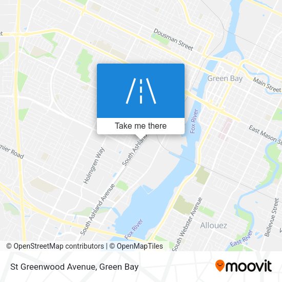 St Greenwood Avenue map