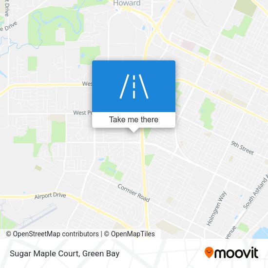 Sugar Maple Court map