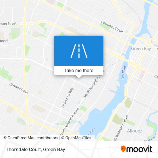 Mapa de Thorndale Court