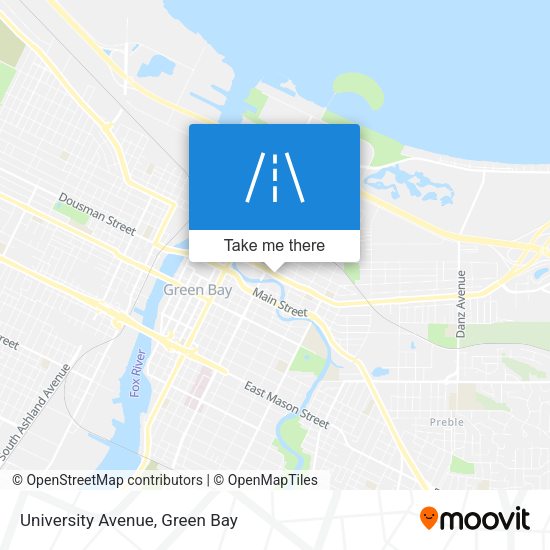 University Avenue map