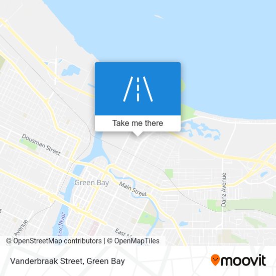 Mapa de Vanderbraak Street