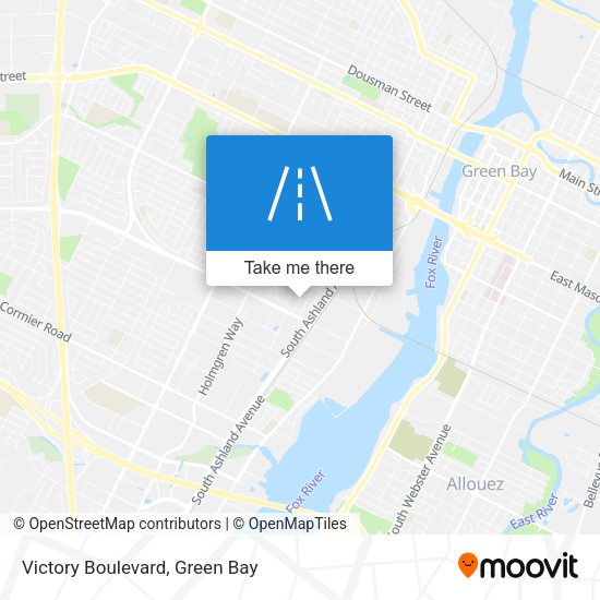 Victory Boulevard map