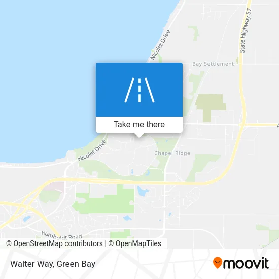 Walter Way map