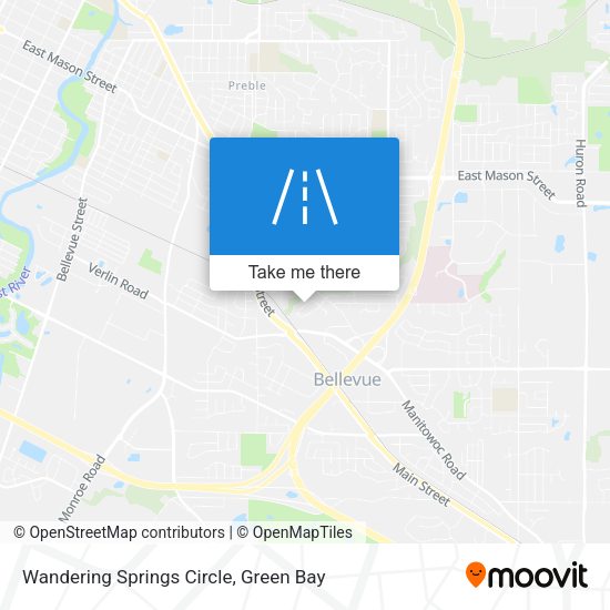 Mapa de Wandering Springs Circle
