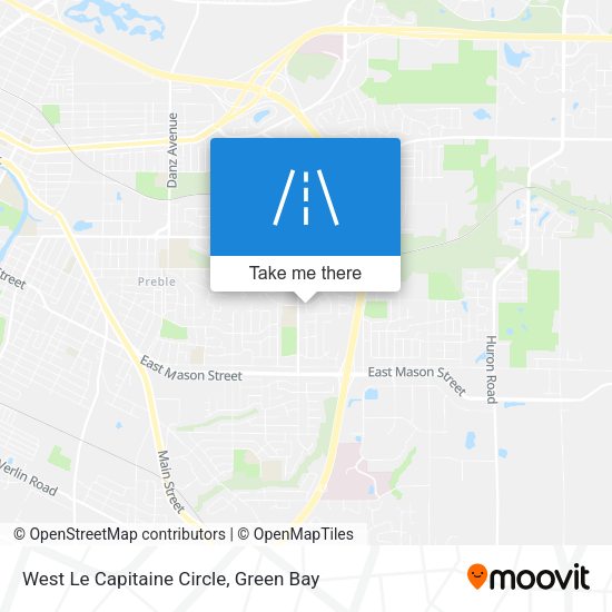 West Le Capitaine Circle map
