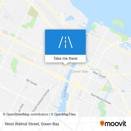 Mapa de West Walnut Street
