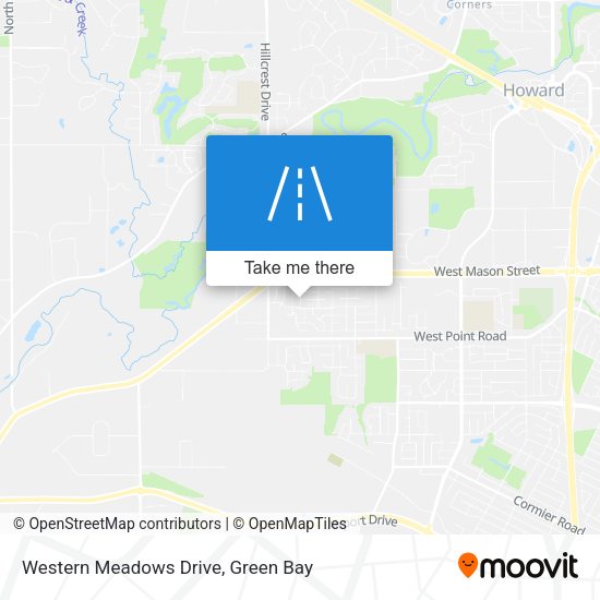 Western Meadows Drive map