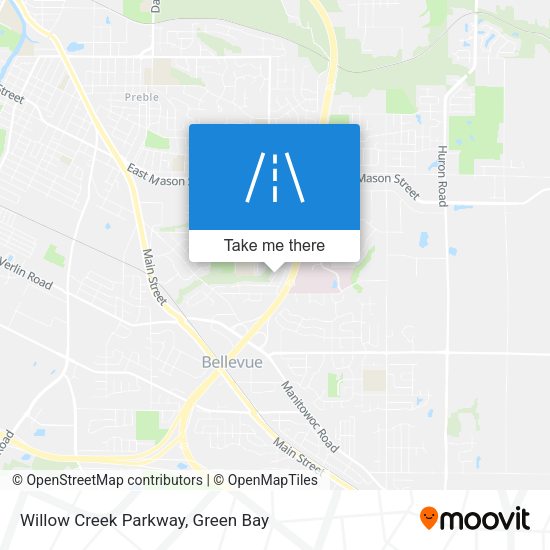 Willow Creek Parkway map