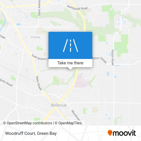 Mapa de Woodruff Court