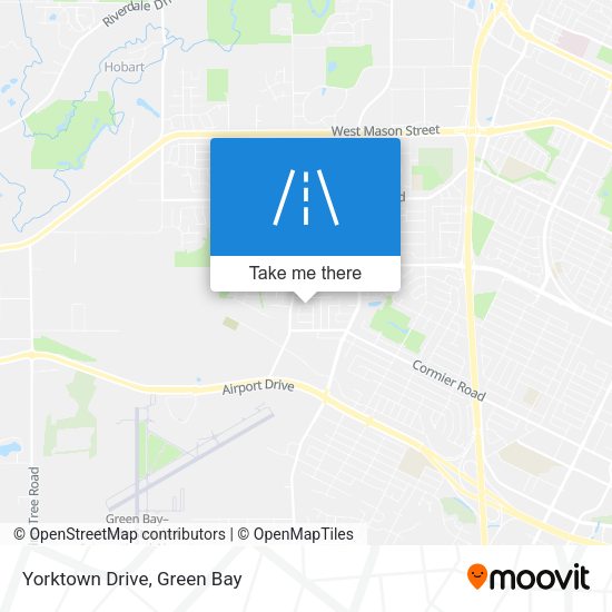 Mapa de Yorktown Drive