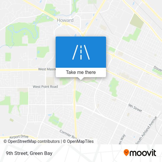 Mapa de 9th Street