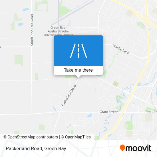 Mapa de Packerland Road