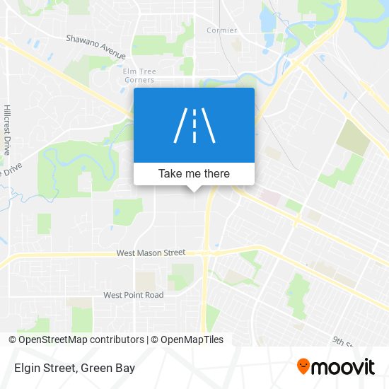 Elgin Street map