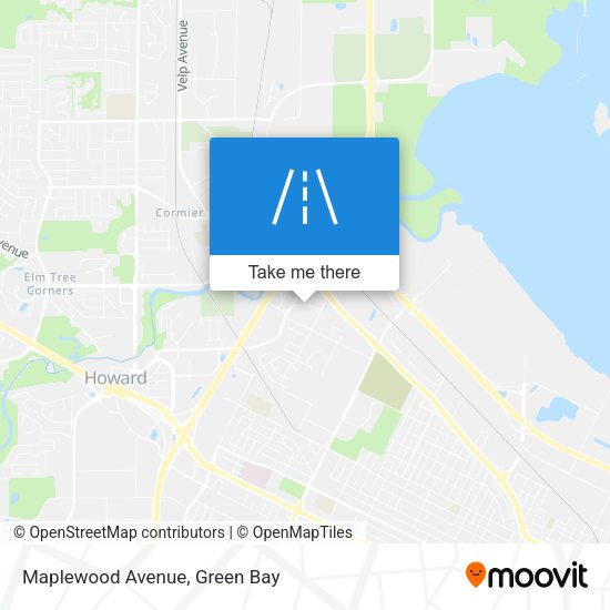 Mapa de Maplewood Avenue