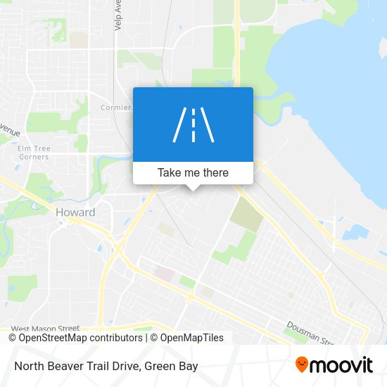 North Beaver Trail Drive map