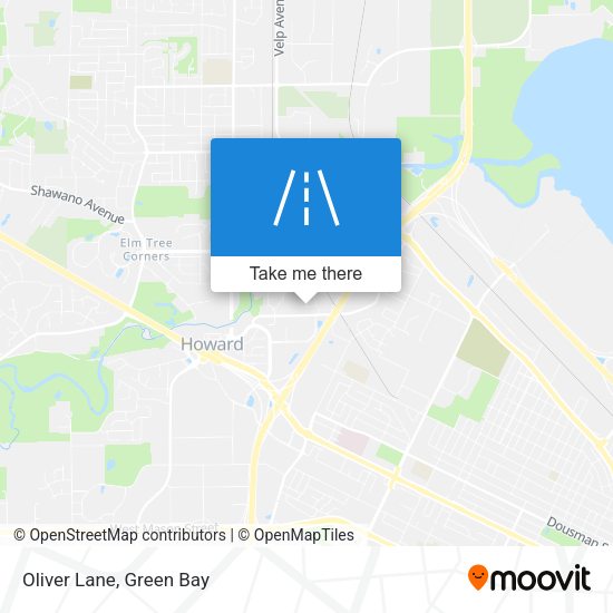 Mapa de Oliver Lane
