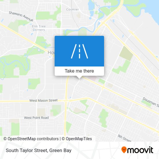South Taylor Street map