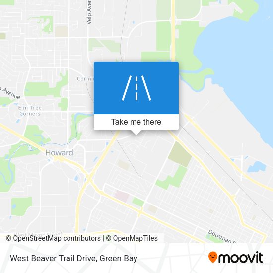 West Beaver Trail Drive map