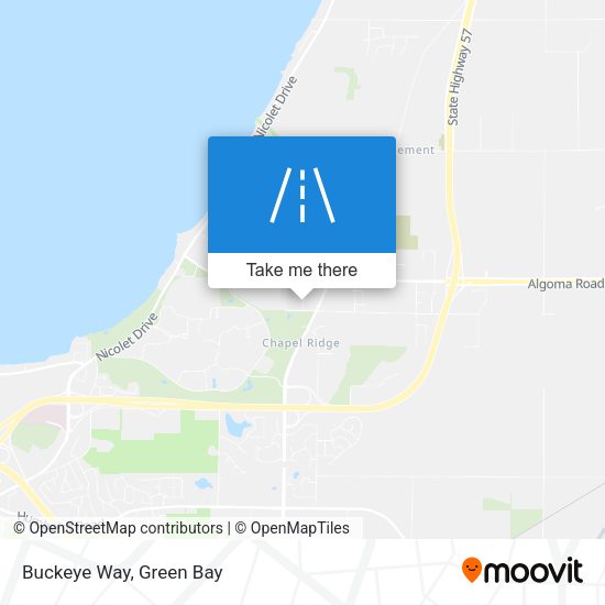 Mapa de Buckeye Way