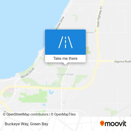 Buckeye Way map