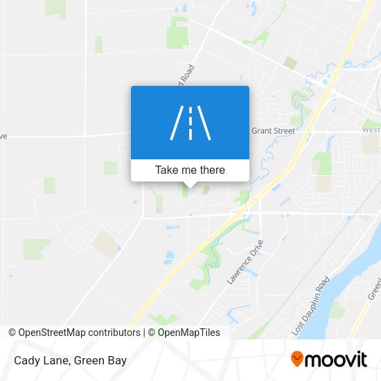 Mapa de Cady Lane