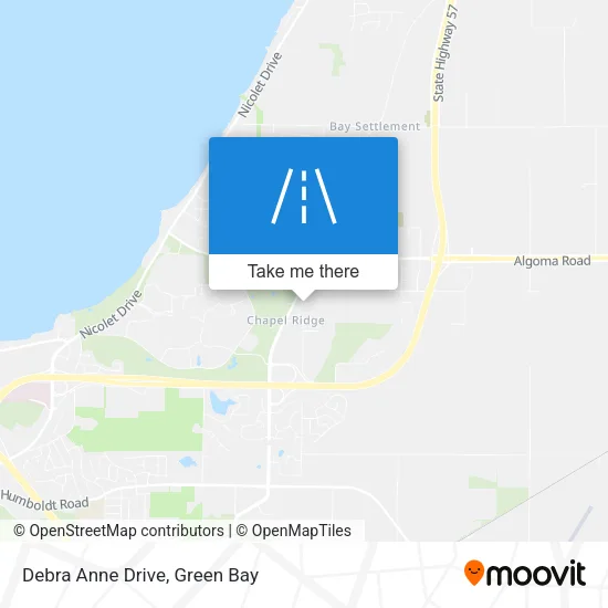 Debra Anne Drive map