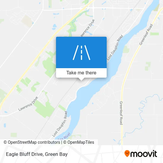 Eagle Bluff Drive map