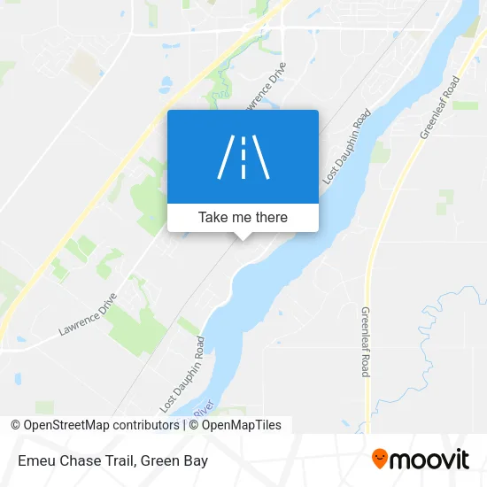 Emeu Chase Trail map