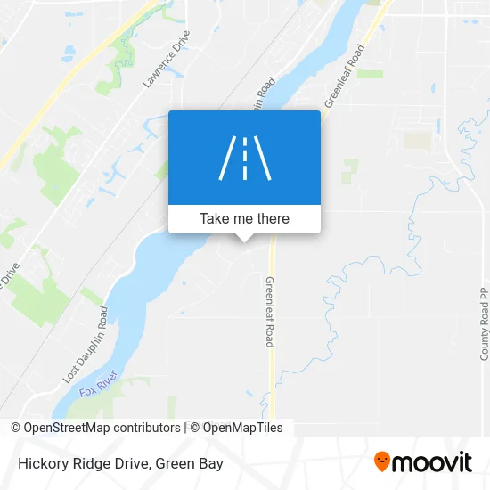 Hickory Ridge Drive map