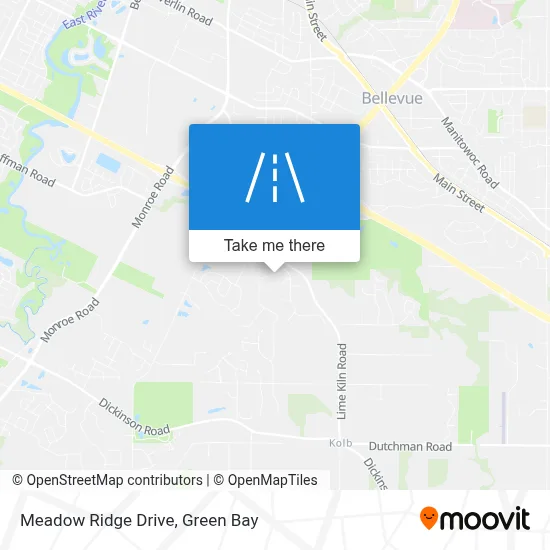 Meadow Ridge Drive map