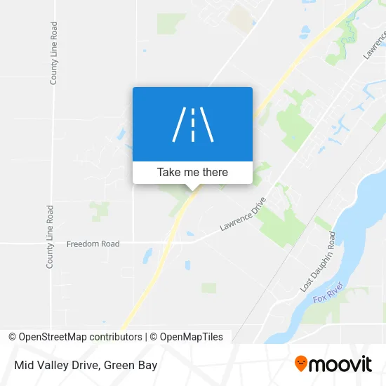 Mid Valley Drive map