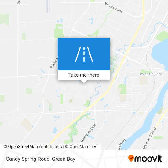 Sandy Spring Road map