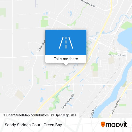 Sandy Springs Court map