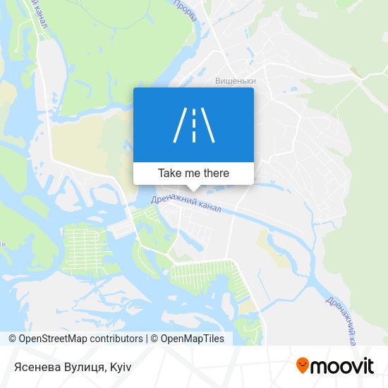 Ясенева Вулиця map