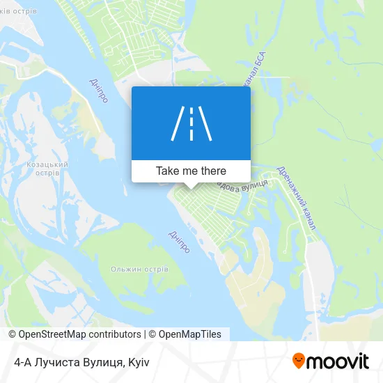 4-А Лучиста Вулиця map