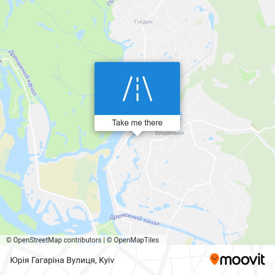 Юрія Гагаріна Вулиця map