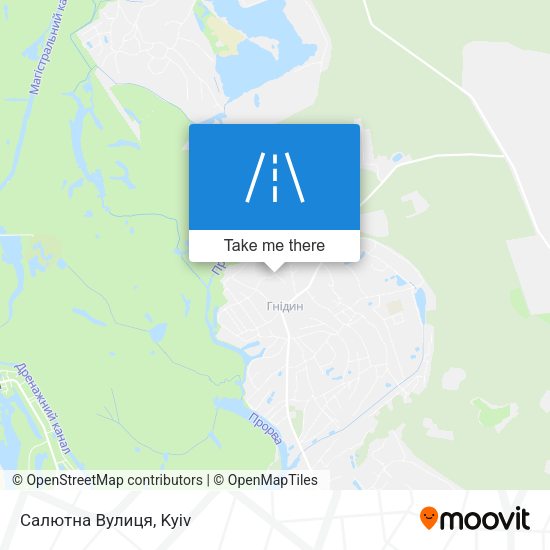 Салютна Вулиця map