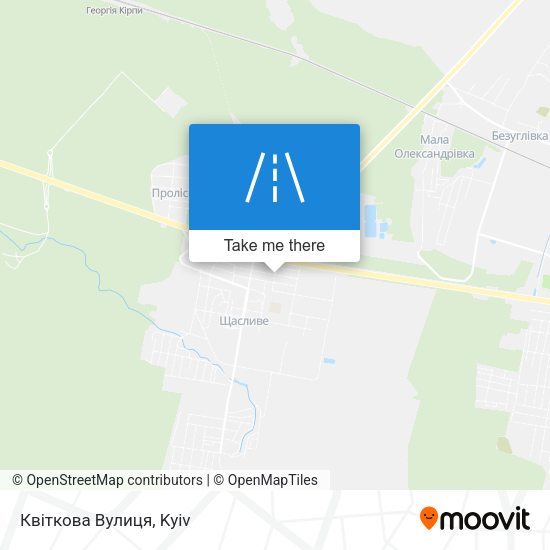 Квіткова Вулиця map