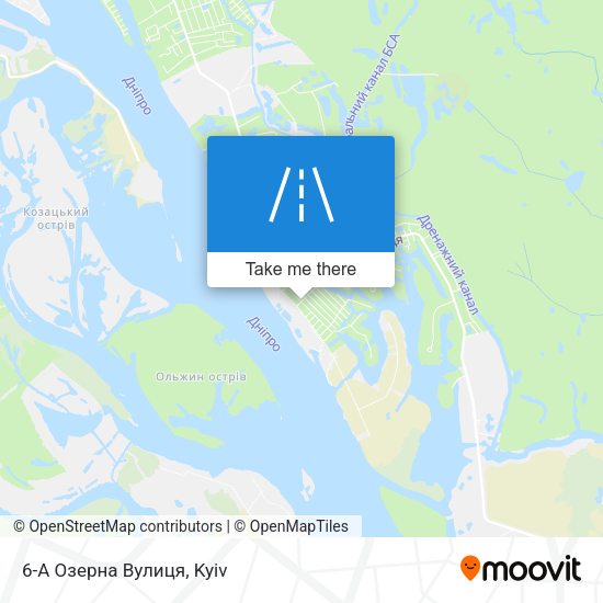 6-А Озерна Вулиця map