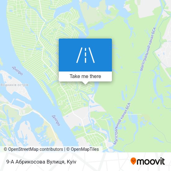 9-А Абрикосова Вулиця map