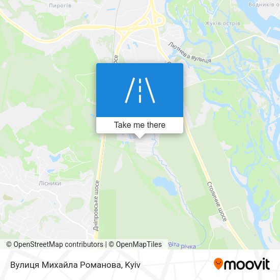 Вулиця Михайла Романова map