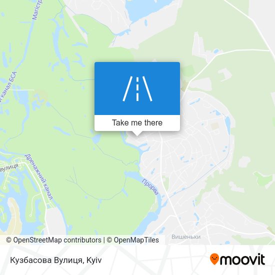 Карта Кузбасова Вулиця