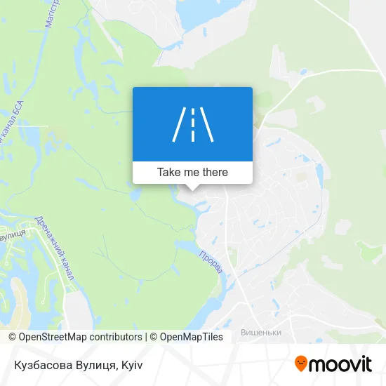Карта Кузбасова Вулиця