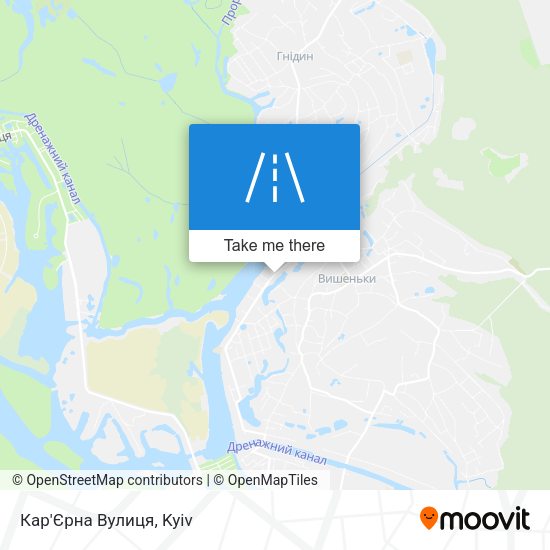Кар'Єрна Вулиця map
